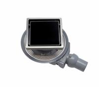 Трап точечный Pestan Confluo Standard Black Glass 15*15 см 13000101