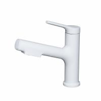 Смеситель для раковины Wonzon & Woghand, цвет: Белый матовый WW-A40862-MW