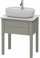 Тумба под раковину Duravit Luv 63 см, цвет: темно-серый матовый лак LU956006060