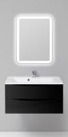 Тумба под раковину BelBagno Marino 90 см MARINO-900-2C-SO-NL-P цвет: nero lucido