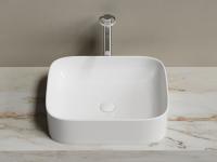 Раковина накладная Ceramicanova Element 50.5 см, цвет: белый CN6052