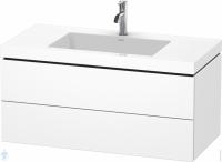 Тумба с раковиной Duravit L-Cube 100 см, цвет: белый матовый LC6928O1818