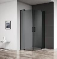 Душевое ограждение Cezares Slider SLIDER-R-2-90/100-GRIGIO-NERO 90 см