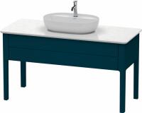 Тумба под раковину Duravit Luv 133 см, цвет: ночной синий матовый лак LU956109898