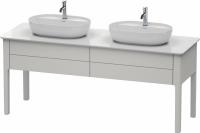 Тумба под раковину Duravit Luv 173 см, цвет: нордический белый матовый лак LU9562B3939