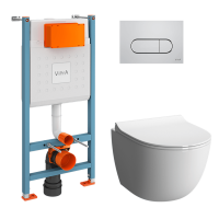 Унитаз с инсталляцией Vitra Sento 9830B003-7212