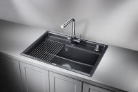 Кухонная мойка Granula 73 см 7301, ШВАРЦ