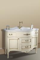 Тумба под раковину Bagno Piu Palladio 105 см, цвет: патина и декор PL-01-110-00