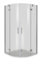 Душевое ограждение Good Door Saturn R-100-C-CH 100 см СА00013