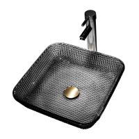 Раковина накладная Abber Glas 39x39 см AK2311B