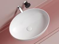 Раковина накладная Ceramicanova Element 50.2 см, цвет: белый CN6056MW