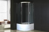 Душевое ограждение Royal Bath BK RB100BK-T-CH 100x100 см