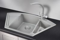Кухонная мойка Granula 89 см 9001, АЛЮМИНИУМ
