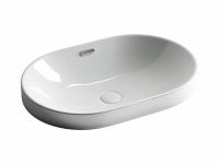 Раковина встраиваемая Ceramicanova Element 60 см, цвет: белый CN5020