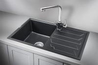 Кухонная мойка Granula 79 см 8002, ШВАРЦ