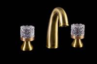 Смеситель для раковины на 3 отверстия Boheme Crystal Luxury Options 317-CRST