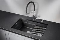 Кухонная мойка Granula 73 см 7304U, ЧЁРНЫЙ