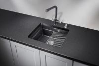 Кухонная мойка Granula 55 см 5501U, ШВАРЦ