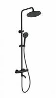 Душевая стойка с термостатом Wonzon & Woghand Capsule цвет: Черный WW-B3031-A3-MB