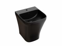 Раковина подвесная Ceramicanova Dion 36.5 см, цвет: черный CN6067MB