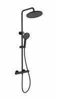 Душевая стойка с термостатом Wonzon & Woghand Inn цвет: Черный WW-B3013-T1-MB