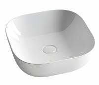 Раковина накладная Ceramicanova Element 42.5 см, цвет: белый CN6010