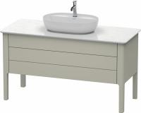 Тумба под раковину Duravit Luv 133 см, цвет: серый матовый лак LU956609292
