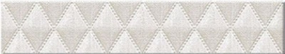 Бордюр Azori Illusio Bianco Geometry 31,5x6,2 см