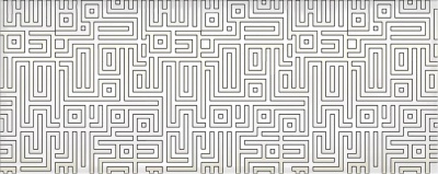 Декор Azori Nuvola Light Labirint 20,1x50,5 см
