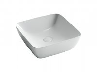 Раковина накладная Ceramicanova Form 42 см, цвет: белый CN2002