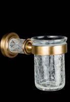 Стакан для зубных щеток Boheme Murano Luxury Options 10904-CRST-BR