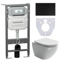 Унитаз с инсталляцией Сет 4 в 1 Ceramicanova CN4002_1001B_1000