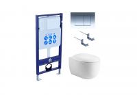 Унитаз с инсталляцией Акватек Альтаир SET AQUATEK АЛЬТАИР cm-010 4в1