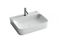 Раковина подвесная Ceramicanova Aura 61 см, цвет: белый CN2001