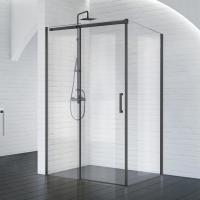 Душевое ограждение BelBagno ACQUA-AH-1-150/90-C-NERO 150x90 см