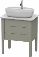 Тумба под раковину Duravit Luv 63 см, цвет: темно-серый матовый лак LU956509292