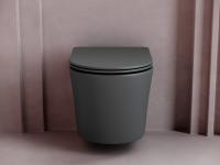 Унитаз подвесной, безободковый Ceramicanova Balearica CN6000MDH
