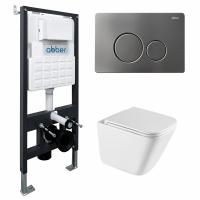 Унитаз с инсталляцией Abber Rechteck AC1219TC-AC0105-AC0121NG