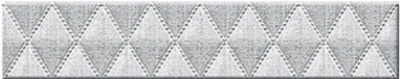 Бордюр Azori Illusio Grey Geometry 31,5x6,2 см