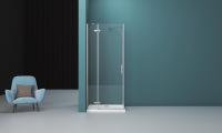Душевое ограждение BelBagno KRAFT-AH-12-80/90-C-Cr-L 80x90 см