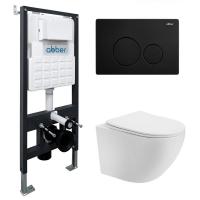 Унитаз с инсталляцией Abber Bequem AC1100T-AC0105-AC0121MB