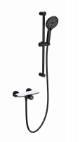 Смеситель для душа с гарнитуром Wonzon & Woghand, цвет: Черный матовый WW-B2052-A-MB
