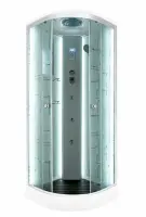 Душевая кабина DTO 90x90 см EM1590LED+GM с гидромассажем
