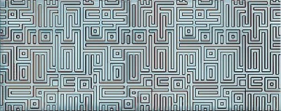 Декор Azori Nuvola Aqua Labirint 20,1x50,5 см