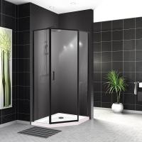 Душевое ограждение 	BelBagno UNO-195 100x100 см UNO-195-P-1-100-C-NERO