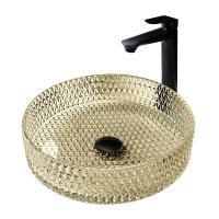 Раковина накладная стеклянная Abber GLAS 39,5 см AK2301GG