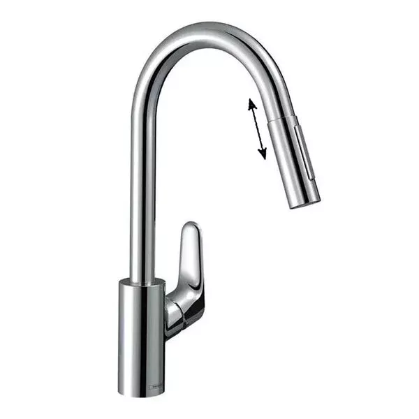 Фото смеситель для кухонной мойки hansgrohe focus 31833000