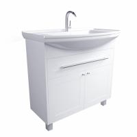 Тумба под раковину 1Marka Lina Classic New 85 см, цвет: белый глянец У94494