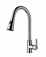 Смеситель для кухни Wonzon & Woghand, цвет: Брашированный никель WW-121E201L-BS