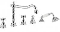 Смеситель на борт ванны на 5 отверстий Migliore Princeton, цвет: хром ML.PRN-880.CR
